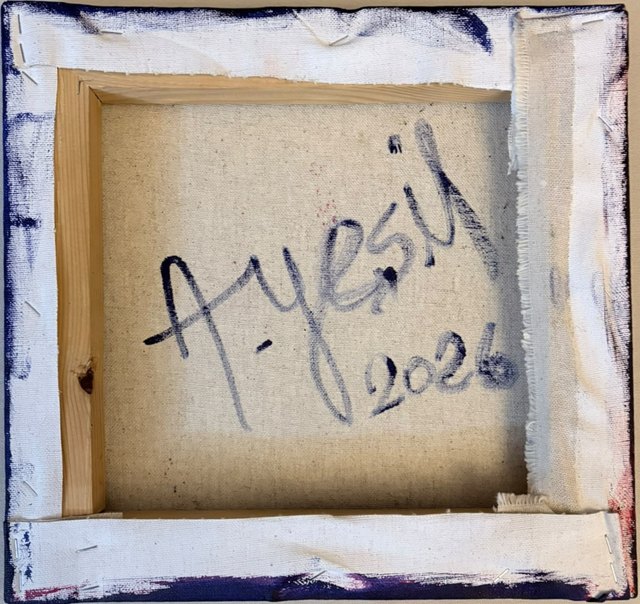 Ahmet YEŞİL — Tuval üzeri yağlı boya, 30 × 30 cm, 2026