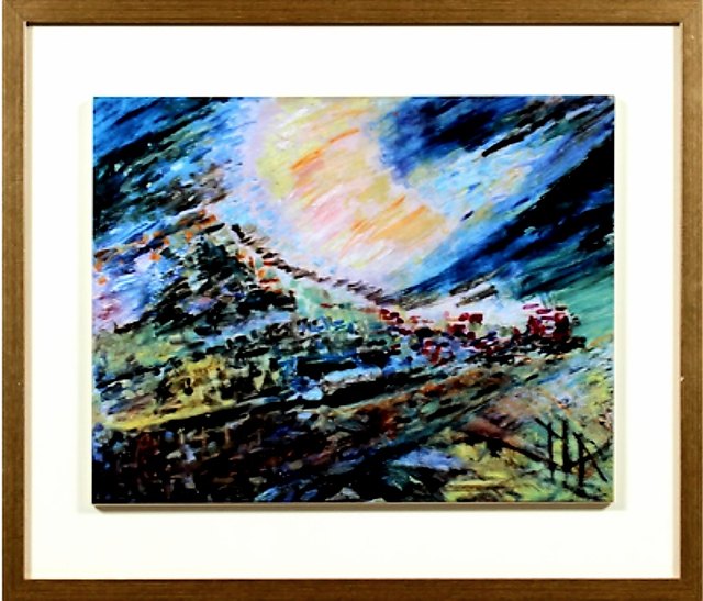 Aliye BERGER — Seramik, 30 × 42 cm