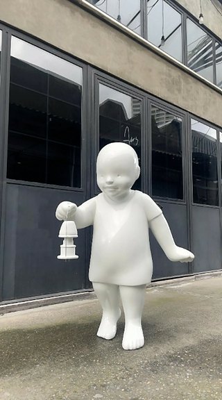 Ayla TURAN — Polyester üzeri akrilik, 120 × 91 × 47 cm