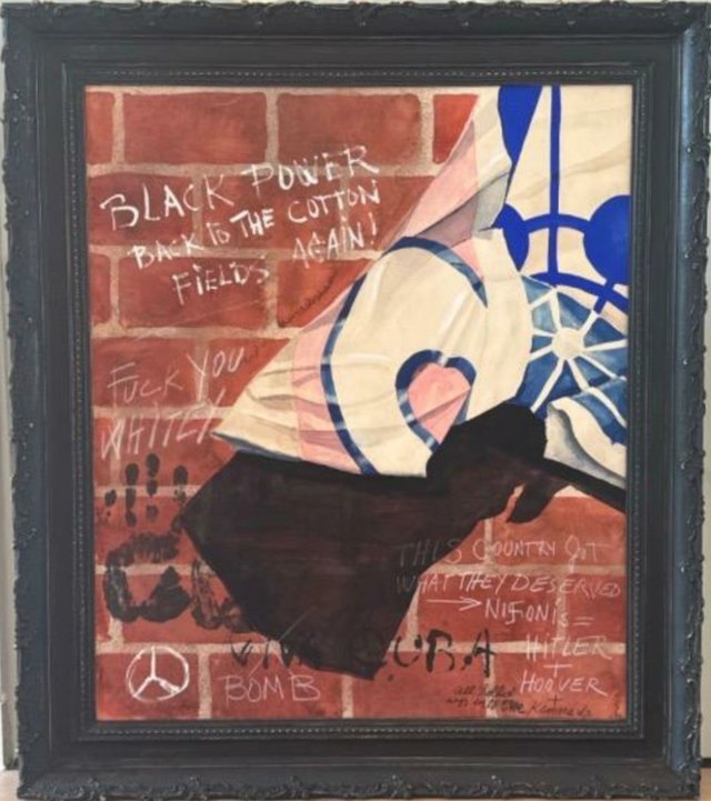 Burhan DOĞANÇAY — Tuvale marufle karton üzeri karışık teknik, 76 × 56 cm, 1971