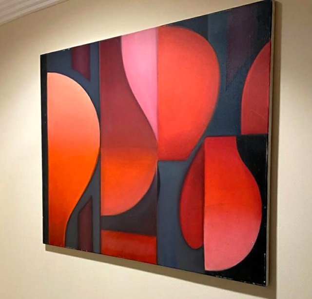 Çağdaş USLU — Tuval üzeri yağlı boya, 80 × 100 cm