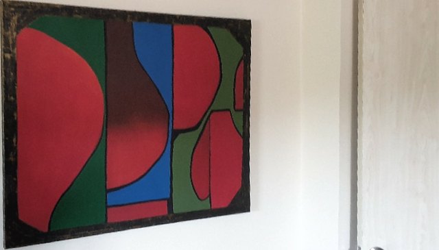 Çağdaş USLU — Tuval üzeri yağlı boya, 80 × 100 cm, 