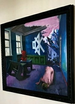 Cankat KALYONCU — Kâğıt üzerine karışık teknik, 56 × 76 cm, 