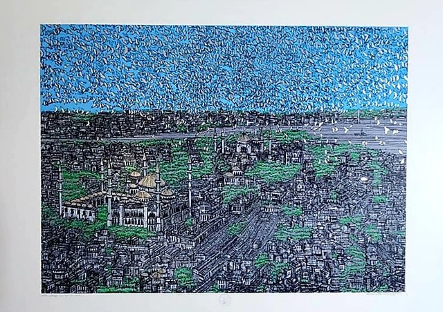 Devrim ERBİL — Baskı / edisyon, 70 × 100 cm, 2021