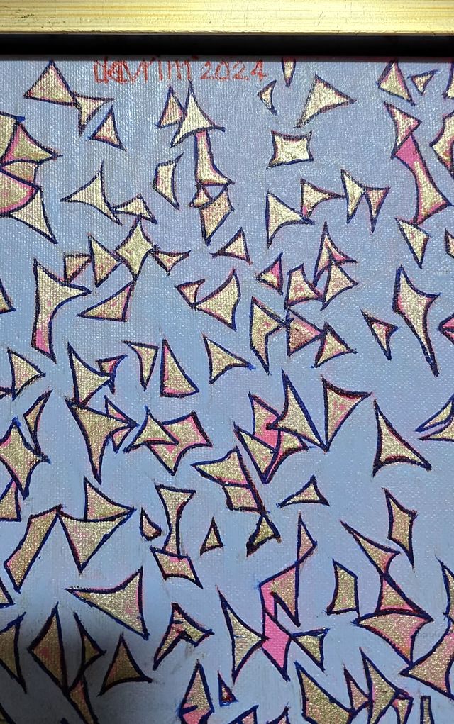 Devrim ERBİL — Tuval üzeri yağlı boya, 100 × 100 cm, 2024