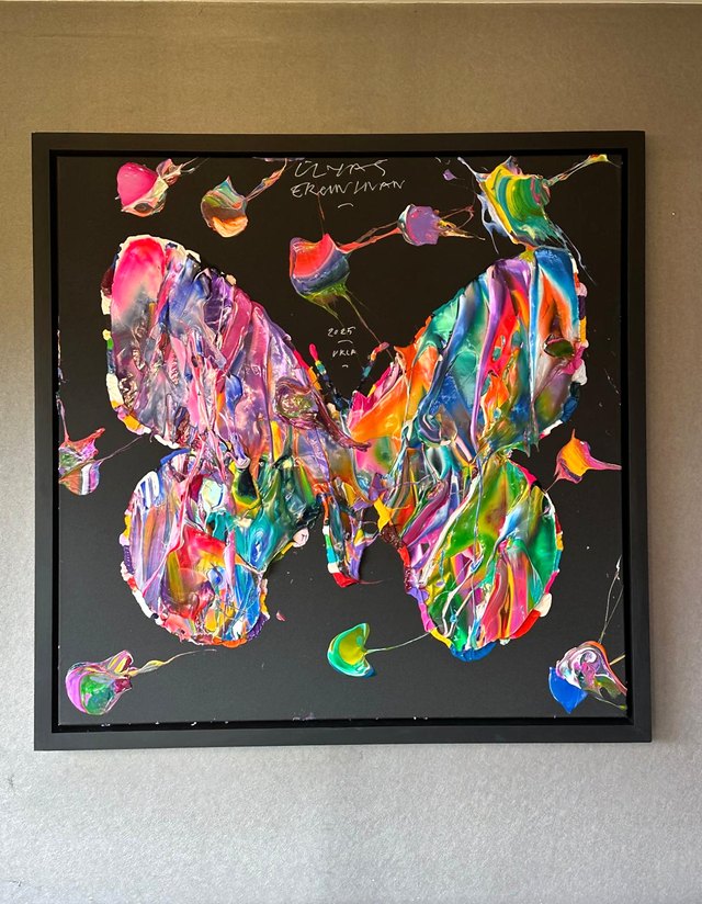 Ergin İNAN — Tuval üzeri yağlı boya, 100 × 100 cm