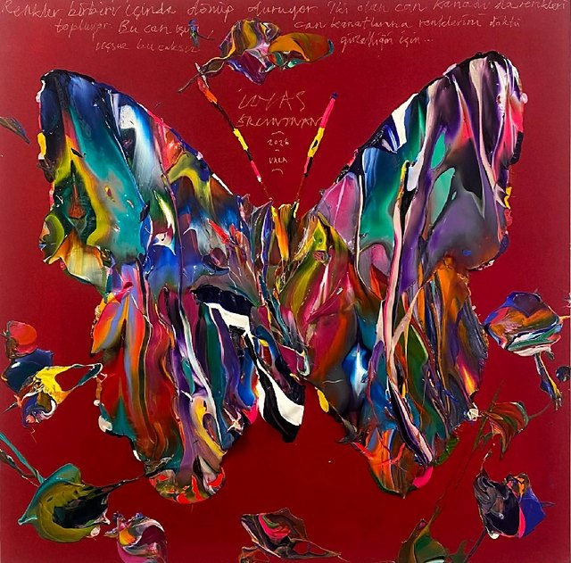 Ergin İNAN — Tuval üzeri yağlı boya, 100 × 100 cm