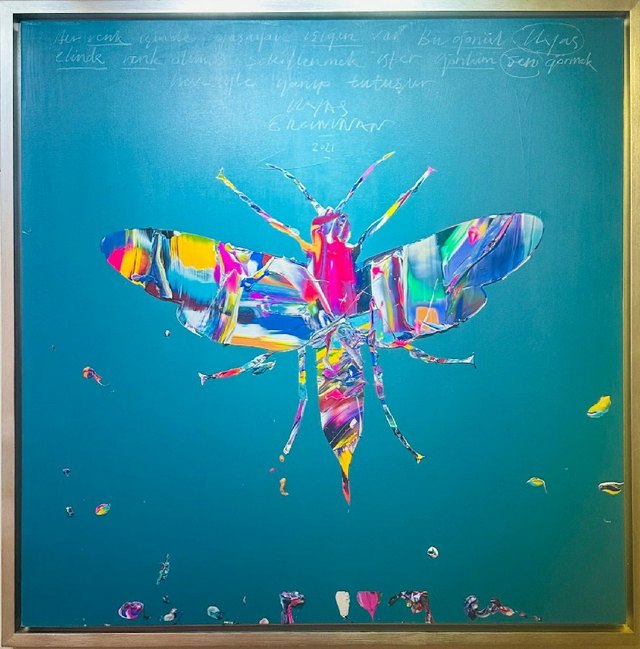 Ergin İNAN — Tuval üzeri yağlı boya, 100 × 100 cm, 
