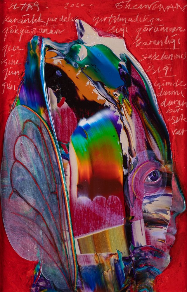 Ergin İNAN — Tuval üzeri yağlı boya, 60 × 40 cm, 2020