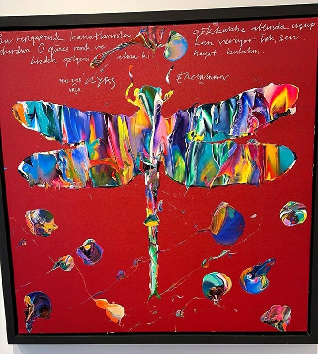 Ergin İNAN — Tuval üzeri yağlı boya, 100 × 100 cm