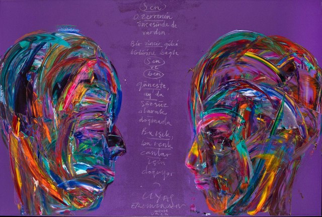 Ergin İNAN — Tuval üzeri yağlı boya, 100 × 150 cm, 
