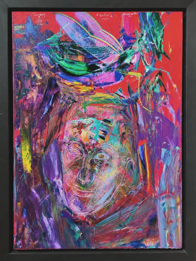 Ergin İNAN — Tuval üzeri yağlı boya, 70 × 50 cm, 