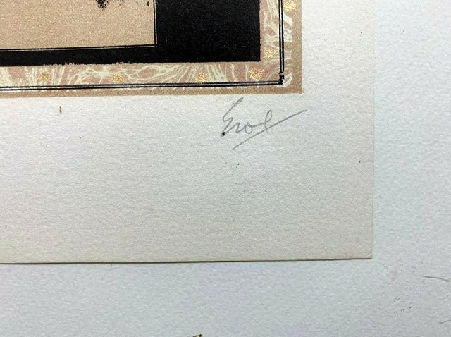 Erol AKYAVAŞ — Baskı / edisyon, 65 × 55 cm,