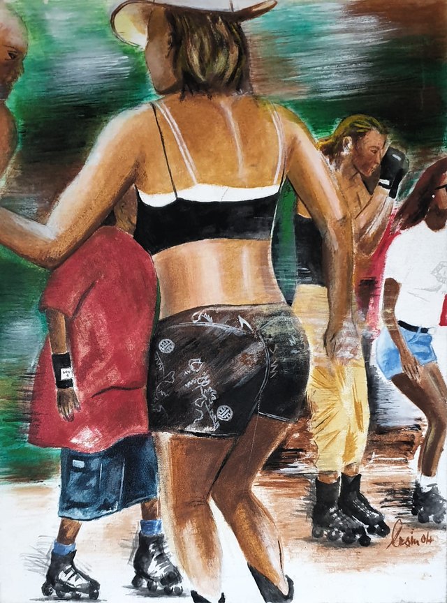 Ersin KERMEN — Tuval üzeri yağlı boya, 60 × 45 cm