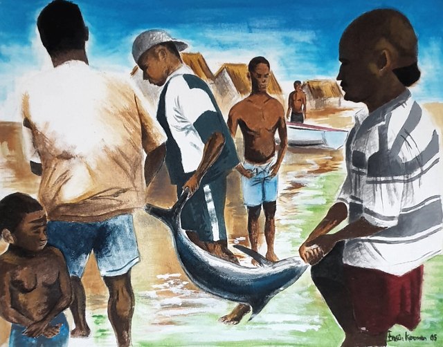 Ersin KERMEN — Tuval üzeri yağlı boya, 38 × 50 cm