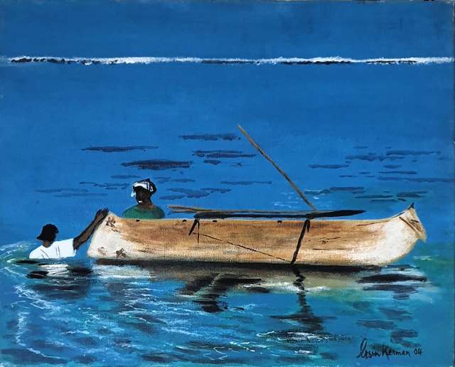 Ersin KERMEN — Tuval üzeri yağlı boya, 40 × 50 cm