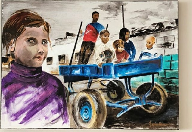 Ersin KERMEN — Tuval üzeri yağlı boya, 40 × 55 cm, 