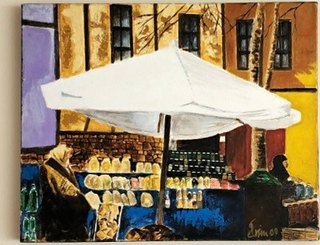 Ersin KERMEN — Tuval üzeri yağlı boya, 40 × 50 cm, 