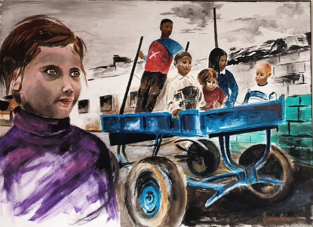 Ersin KERMEN — Tuval üzeri yağlı boya, 40 × 55 cm