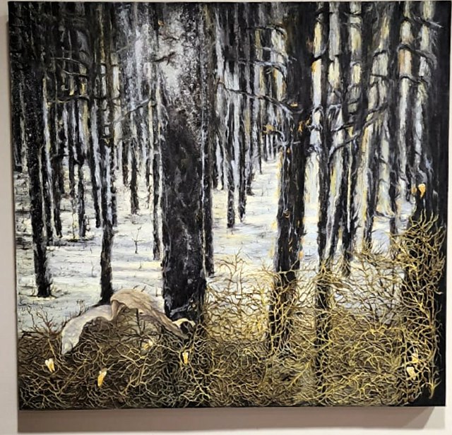 Fatamek MUHAMMEDİAN — Tuval üzeri yağlı boya, 70 × 75 cm