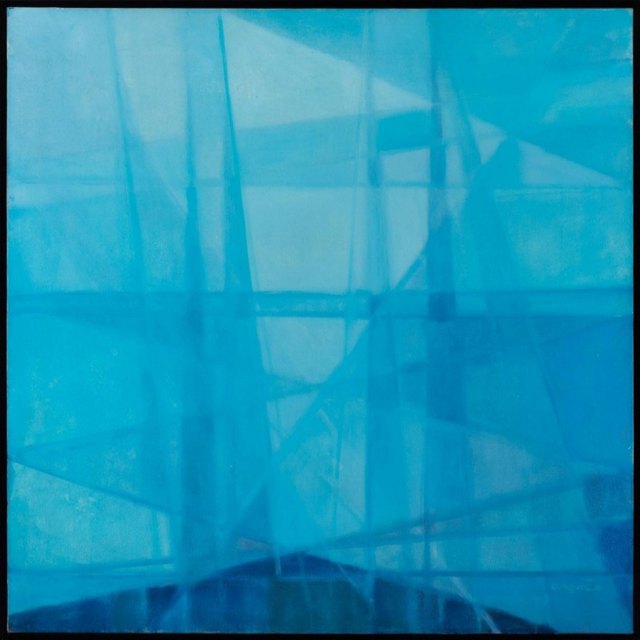 Ferruh BAŞAĞA — Tuval üzeri yağlı boya, 100 × 100 cm, 