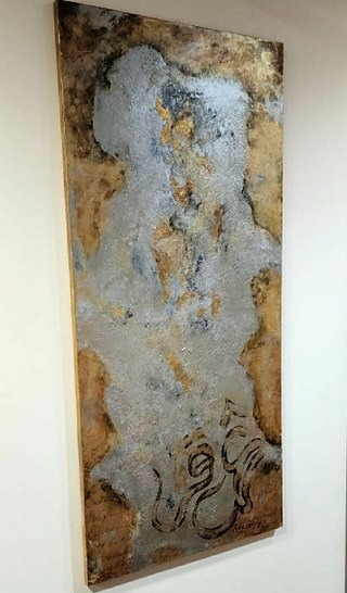 Filiz HATİPOĞLU — Tuval üzeri yağlı boya, 130 × 60 cm, 