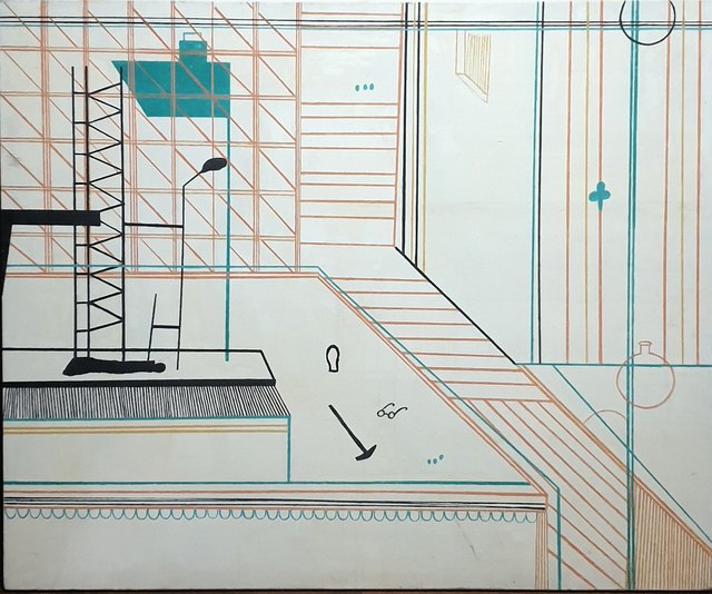 Fulya AKBAY — Tuval üzeri yağlı boya, 100 × 120 cm