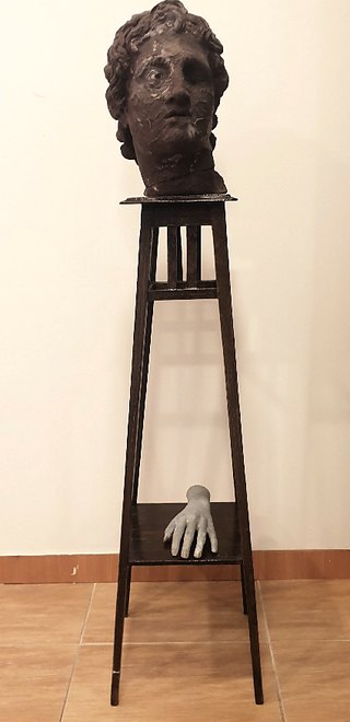 Genco GÜLAN — Heykel / obje, 140 × 30 × 30 cm, 
