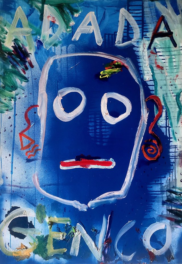 Genco GÜLAN — Tuval üzeri yağlı boya, 100 × 70 cm,