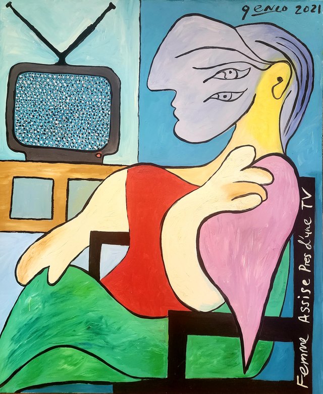 Genco GÜLAN — Tuval üzeri yağlı boya, 120 × 100 cm, 2021