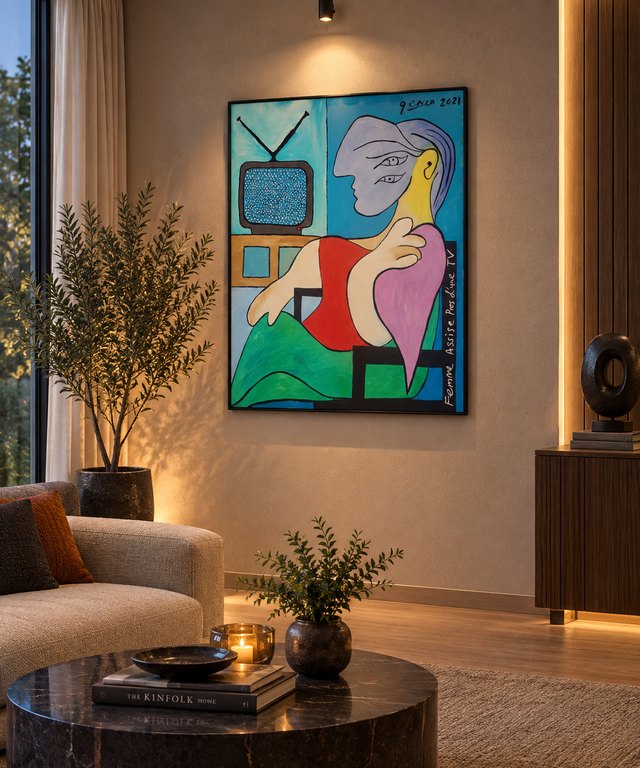 Genco GÜLAN — Tuval üzeri yağlı boya, 120 × 100 cm, 2021