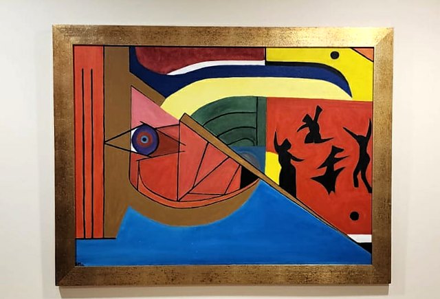 Guillerma — Tuval üzeri yağlı boya, 85 × 110 cm, 