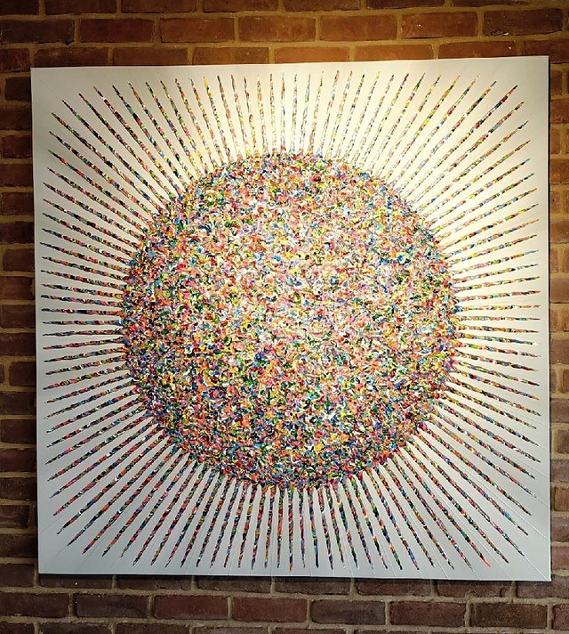 Gülçin ASLANDOĞAN — Tuval üzeri yağlı boya, 120 × 120 cm, 