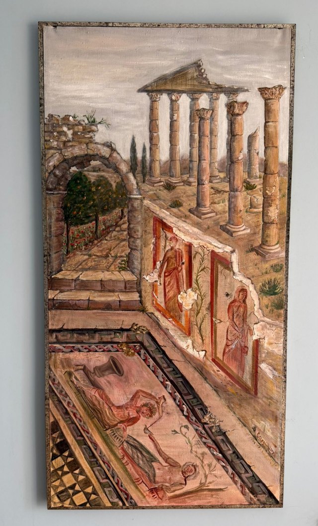 Gülşen HACİYEVA — Tuval üzeri yağlı boya, 160 × 80 cm, 