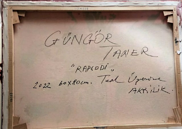 Güngör TANER — Tuval üzeri akrilik, 60 × 80 cm, 2022