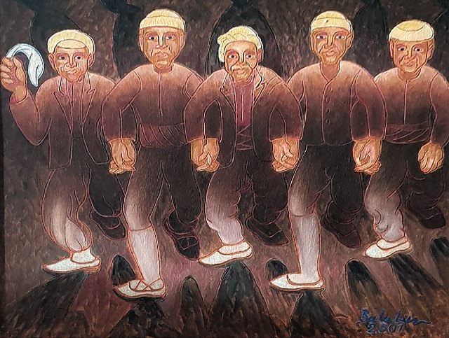 İbrahim BALABAN — Tuval üzeri yağlı boya, 50 × 60 cm, 2001