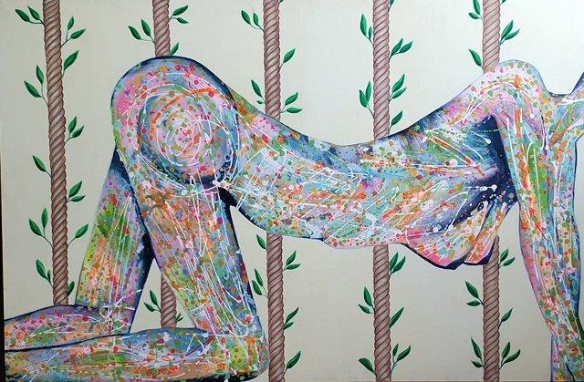 Jale ERİNÇ — Tuval üzeri yağlı boya, 80 × 120 cm