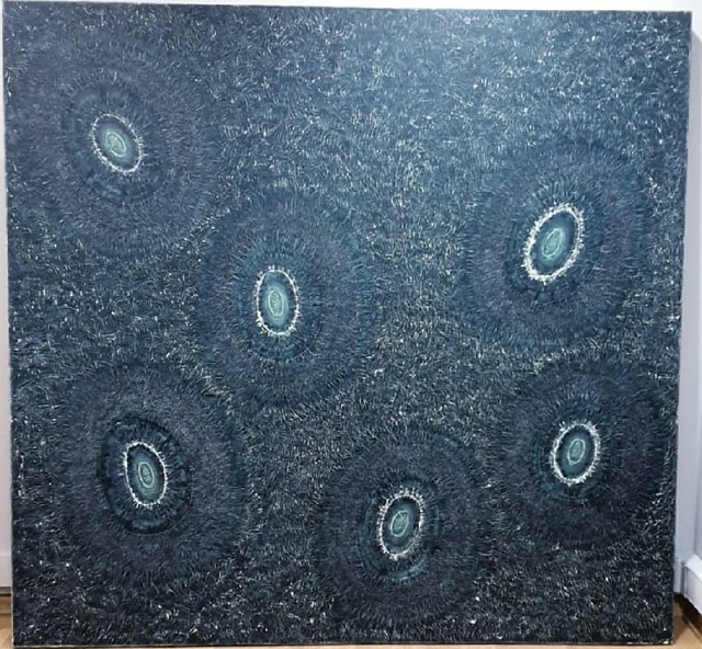 Jülide KÜÇÜK — Tuval üzeri yağlı boya, 180 × 170 cm