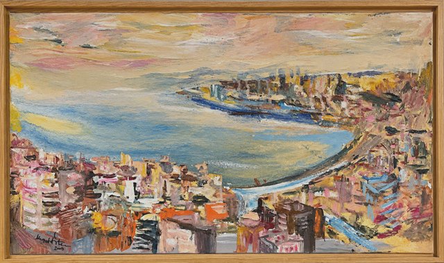 Murat İRTEM — Tuval üzeri yağlı boya, 30 × 60 cm,