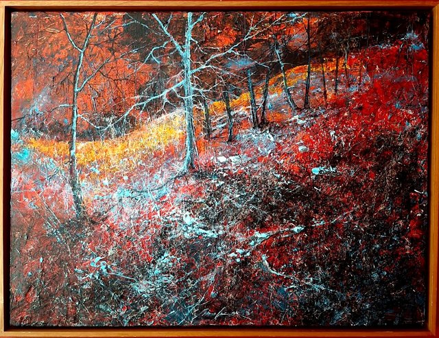 Musa GÜNEY — Tuval üzeri yağlı boya, 70 × 100 cm