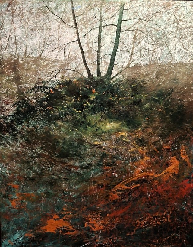 Musa GÜNEY — Tuval üzeri yağlı boya, 100 × 75 cm