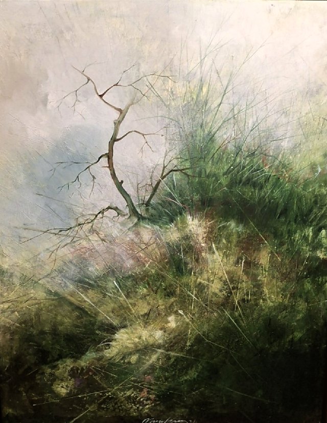 Musa GÜNEY — Tuval üzeri yağlı boya, 100 × 75 cm