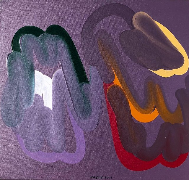 Mustafa ATA — Tuval üzeri yağlı boya, 50 × 60 cm, 2012