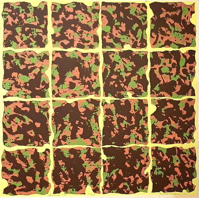 Norman LALİBERTE — Baskı / edisyon, 70 × 70 cm, 1973