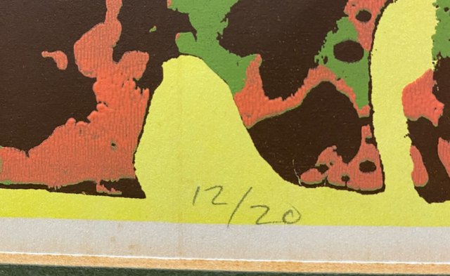 Norman LALİBERTE — Baskı / edisyon, 70 × 70 cm, 1973