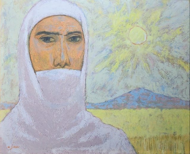 Nuri İYEM — Duralit üzeri yağlı boya