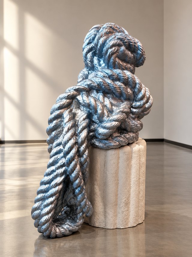Ömer ULUÇ — Heykel, 85 × 30 × 50 cm, 