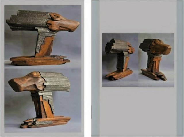 Ramazan TİLKİ — Heykel / obje, 58 × 18 × 75 cm