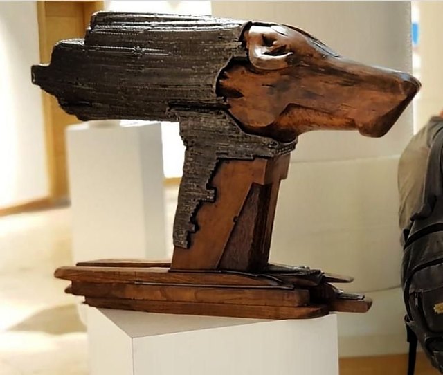 Ramazan TİLKİ — Heykel / obje, 58 × 18 × 75 cm, 2017