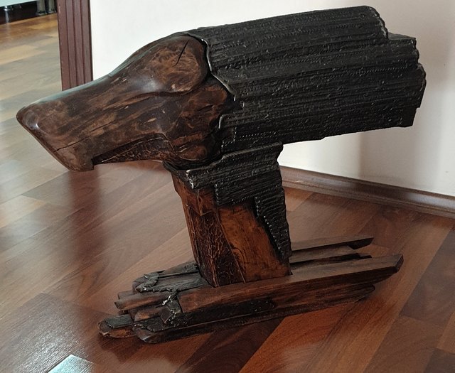 Ramazan TİLKİ — Heykel / obje, 58 × 18 × 75 cm, 2017